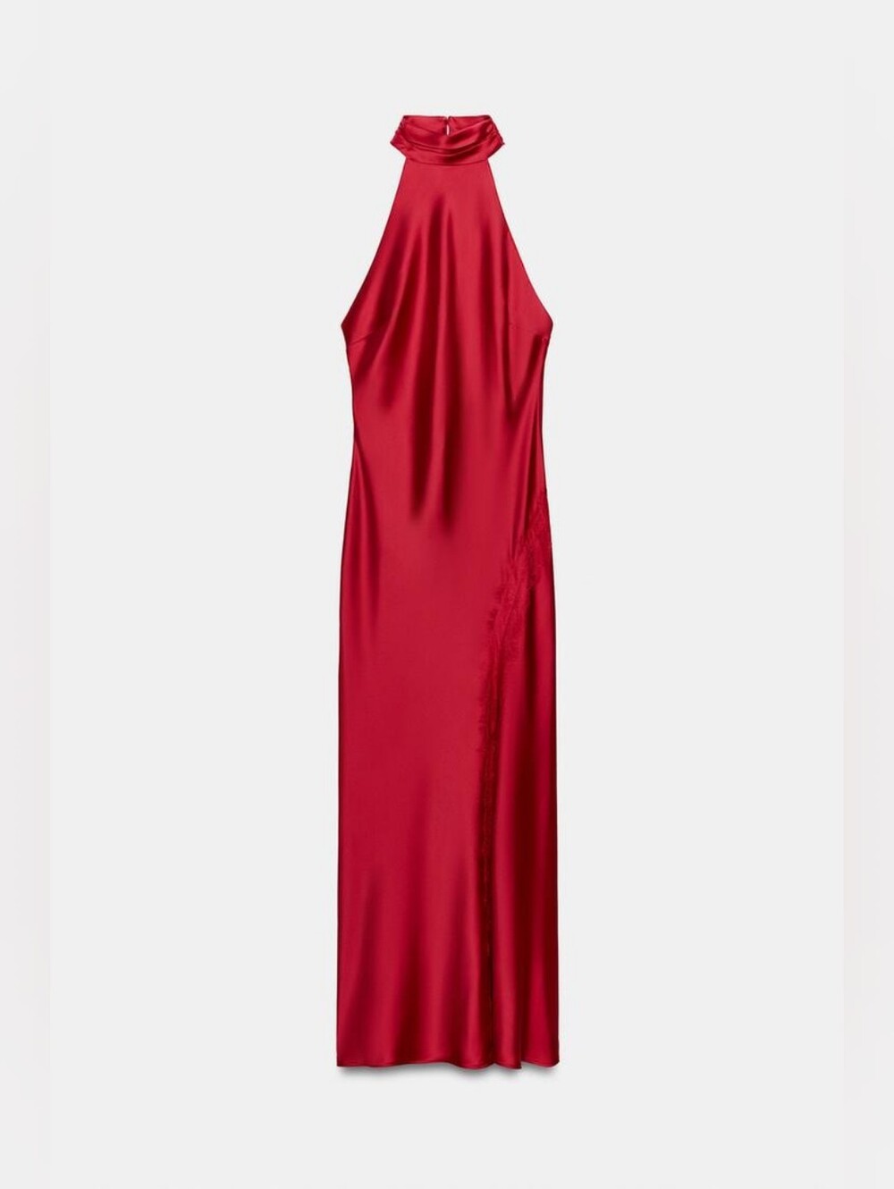 Zara Red Halter Slip Dress Size XS